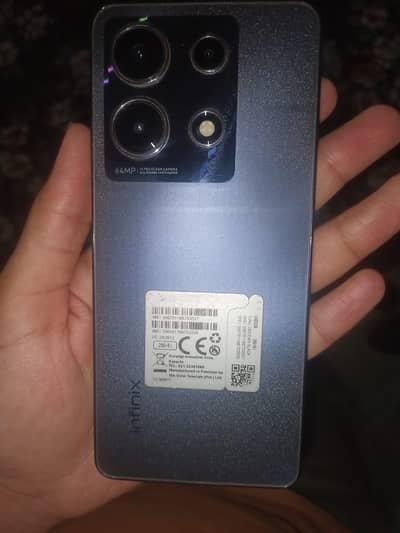 infinix note 8/256 pta approved good condition with box charger