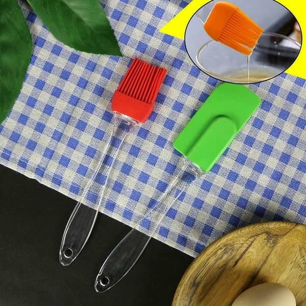 Silicone Oil Brush Cake Spatula, Mixing Scraper Cake Pastry Tools