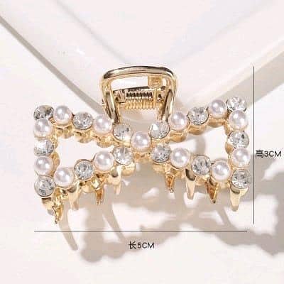 Hair Clips Fashion Metal Snowflake Rhinestone Hairpin Diamond Hair Jewelry Gold Silver Barrettes