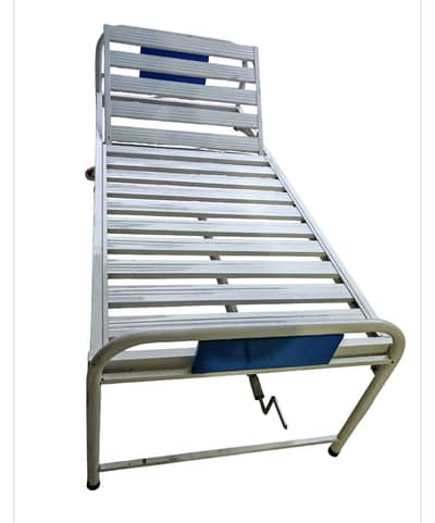 Hospital patient bed head side crank adjustable manual