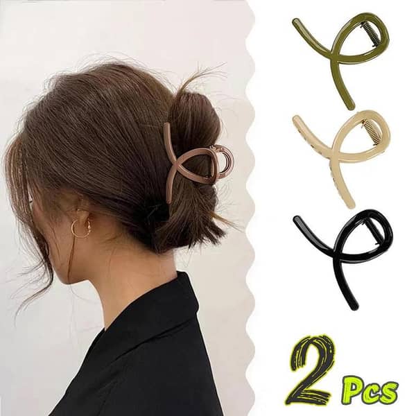 Hair Claws for Girls: Ponytail Holder, Hairpins, Shark Clip, Elegant Casual Headwear
