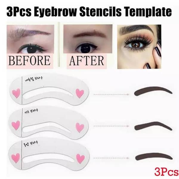 Eyebrow Stencils – Reusable Drawing Guides for DIY Brow Shaping