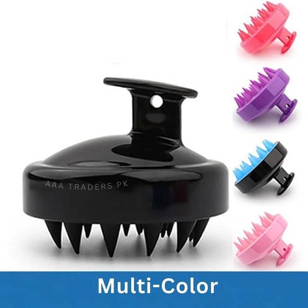 Shampoo Massager Brush: Silicone Scalp Scrubber for All Hair Types