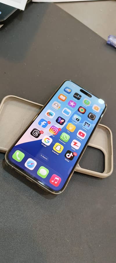 iPhone 15 pro max  (100 % Battery Health) Titanium Colour