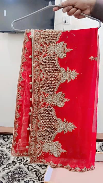 Heavy Bridal Lehnga/ Wedding Wear/ Embroidered Lehnga/Excellent Con/