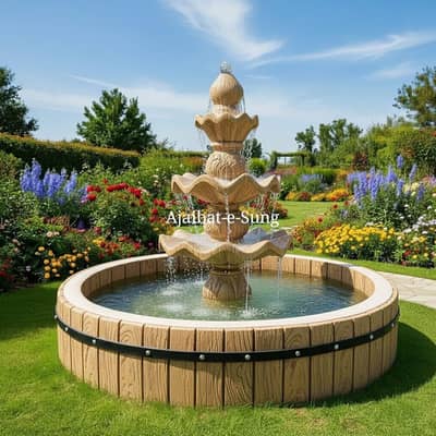 Garden Concrete Fountain Big Size