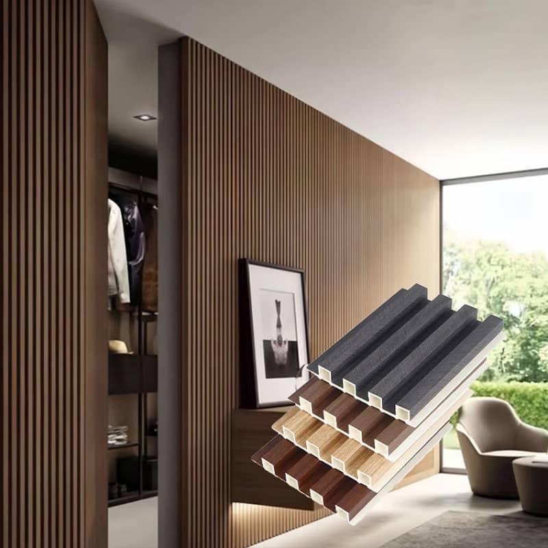 Wpc fluted panel-Media wall- Pvc wallpanel-Solid panel-Wall panel 3