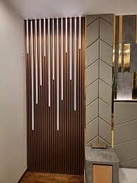 Wpc fluted panel-Media wall- Pvc wallpanel-Solid panel-Wall panel 9