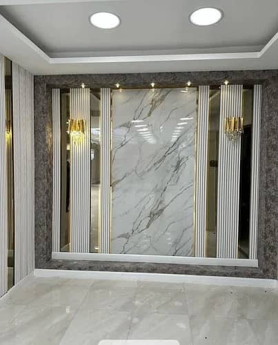 Wpc fluted panel-Media wall- Pvc wallpanel-Solid panel-Wall panel 16