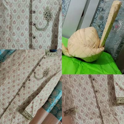 Gents Barat Shirwani with Kula