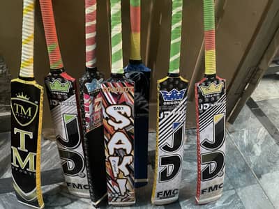 Cricket bats , JD, TM, SAKI