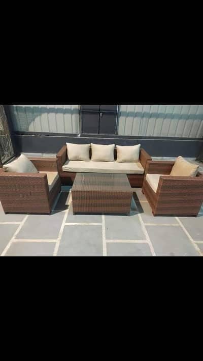 sofa set 4 seter 9k par seat