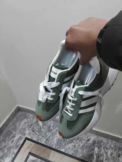 green new sneakers (from uk)