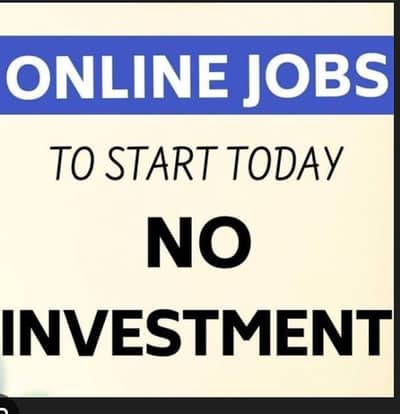 online work without investment available