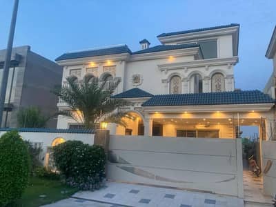 One Kanal Spanish Design Most Beautiful Bungalow 2 Servant Quarter In Basement For Sale At Prime Location Of DHA Lahore Near To Park & Commercial Market