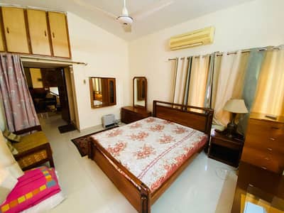 FOR RENT Fully Furnished Upper Portion 2 Bedrooms Available only Foreigners F_6/2