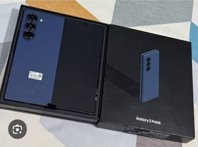 Z Fold 6 12/256 Dual Physical Non PTA With Box 10/10 Almost New