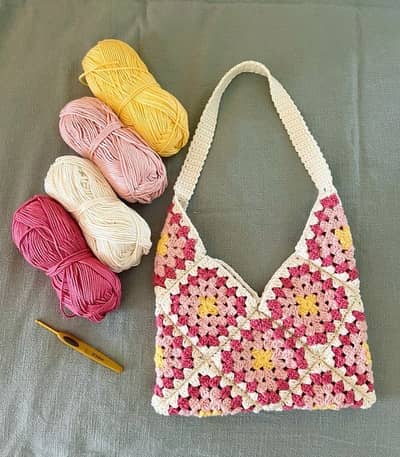 Crochet handmade bag
