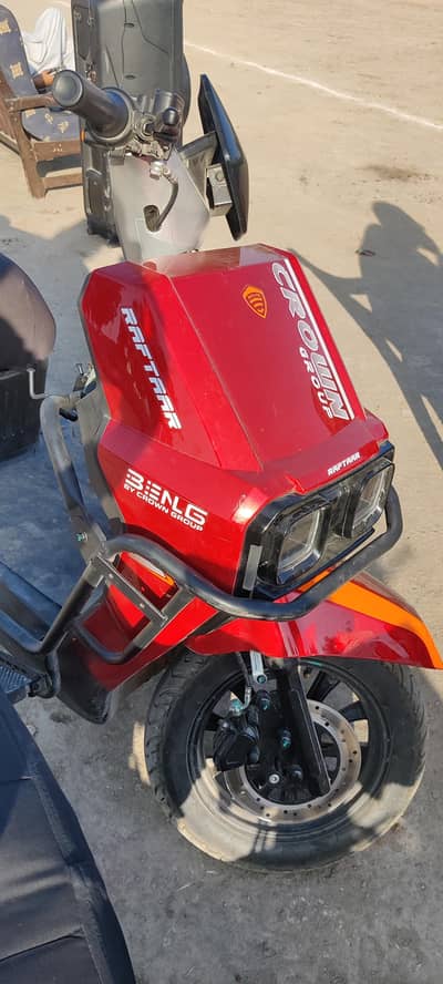 electric scooty only 4 month used with paper registered number plate
