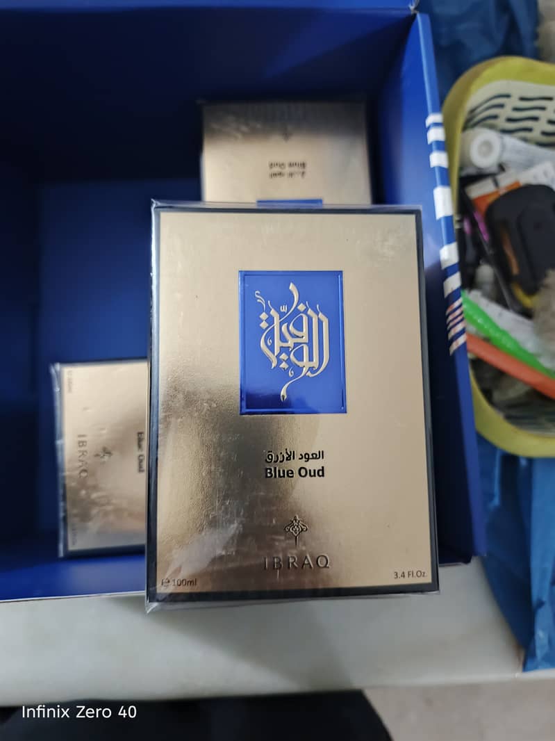 IBRAQ Blue Oud Perfume – Original Box Pack - Fragrance - 1111204384