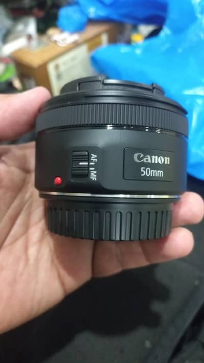 Canon 50mm lens brand new condition