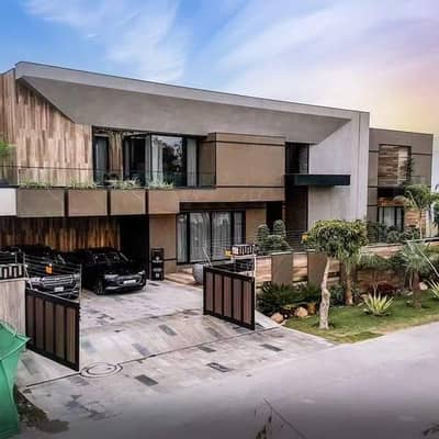 2 Kanal Brand New Luxury Ultra-Modern Design Most Beautiful Fully Furnished Bungalow For Sale At Prime Location Of Dha Lahore Near To Park &Amp; Commercial Market