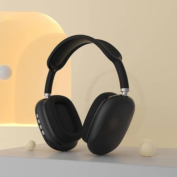 EchoWave P9 Wireless Headphones – High Fidelity Sound with Comfort Design
