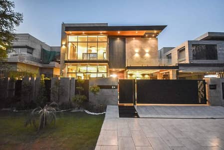 One Kanal Brand New Luxury Ultra-Modern Design Most Beautiful Bungalow 2 Servant Quarter In Basement For Sale At Prime Location Of DHA Lahore