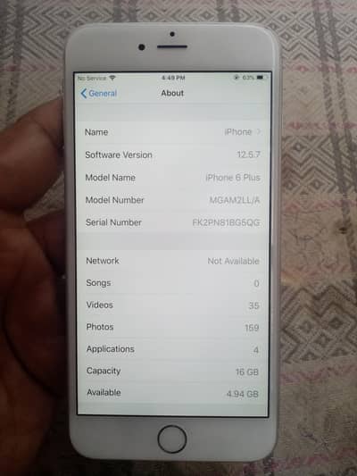 Iphone 6 Plus 16gb nonpta
