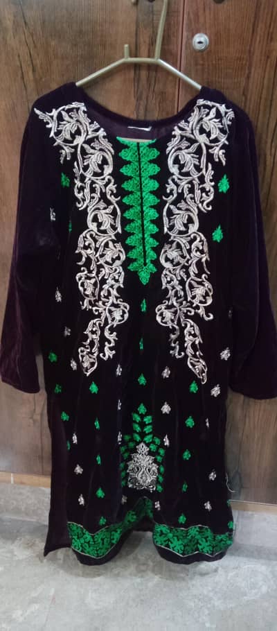 velvet dress 2 piece