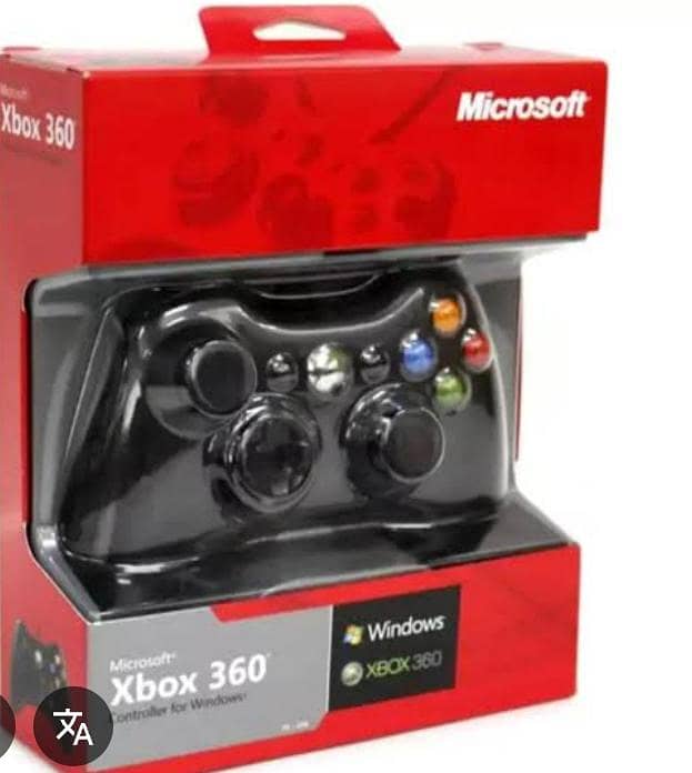 official Microsoft black wired controller 0
