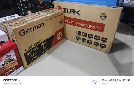 Original Turk German Android LED TV with 2 year Warnty 0300,6502770