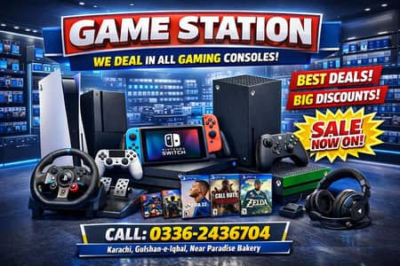 Playstation 5 Slim/Fat/Pro,Ps4 - Xbox Series S, Nintendo & Logitech