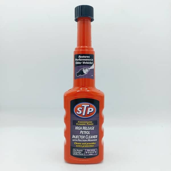 STP High Mileage Petrol Injector Cleaner with Friction Modifier 200ml