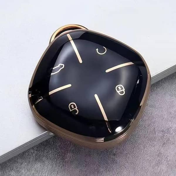 Tpu Key Cover for Jetour Dashing - Black and Gold