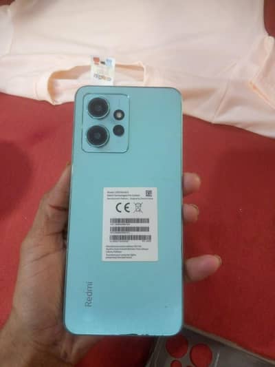 Radmi Note 12  All okay 4.128 pta approved only mobile and nic ki copy