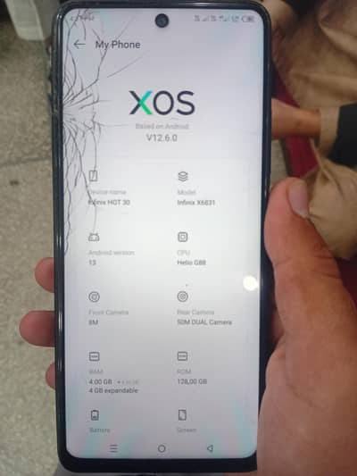 infinix hot 30 hai 4+4 128 all