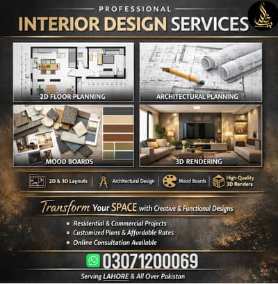 Interior Design Services | 2D & 3D Planning | Architectural Design
