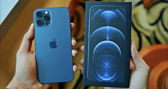 iPhone 12 Pro Max Blue Colour Pacific Blue 256GB