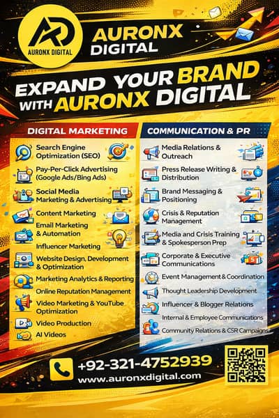 Digital Marketing services available