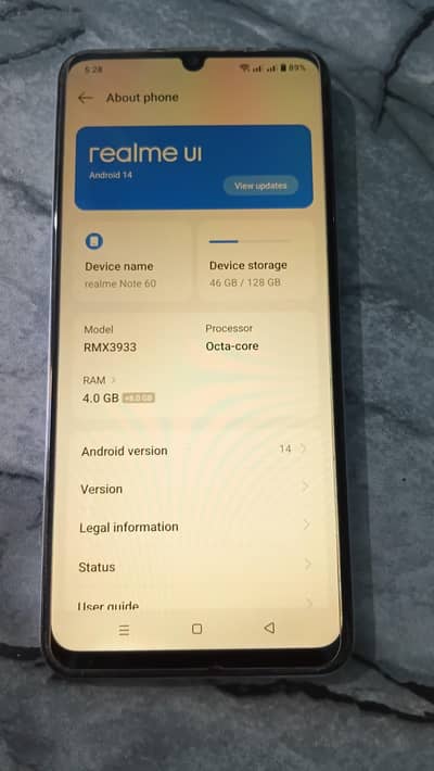 realme note 60 mobile available