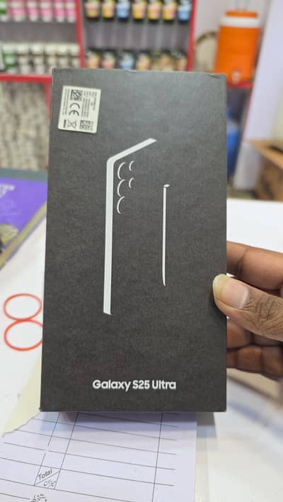 mobile phone with box and cable