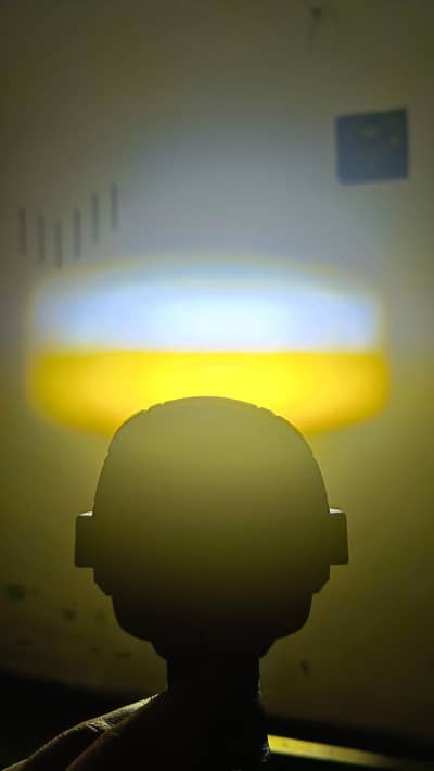 Bike LED Fog Light Dual Color White Yellow 3 Mode