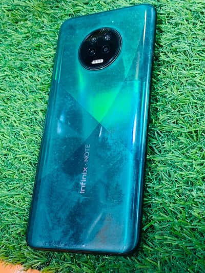 infinix not 7  4/128 momre glass change