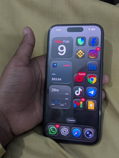 Iphone 15 Pro 128gb non PTA JV