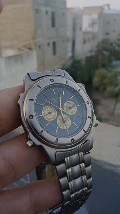 Titanium japanese  watch