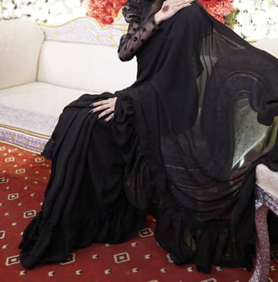 black (frill) hard krinkle Sarhee