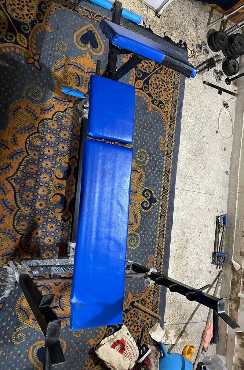 Dumbells, Weights, Bench, Wall Cable Machine 4