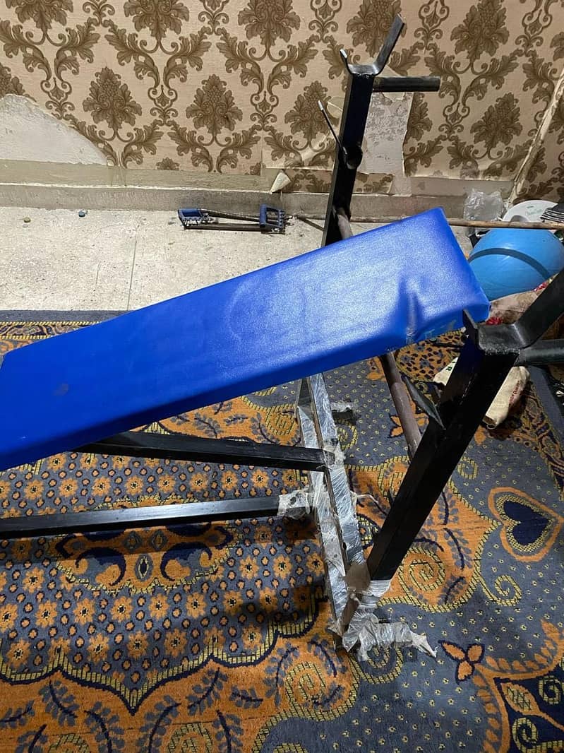 Dumbells, Weights, Bench, Wall Cable Machine 6