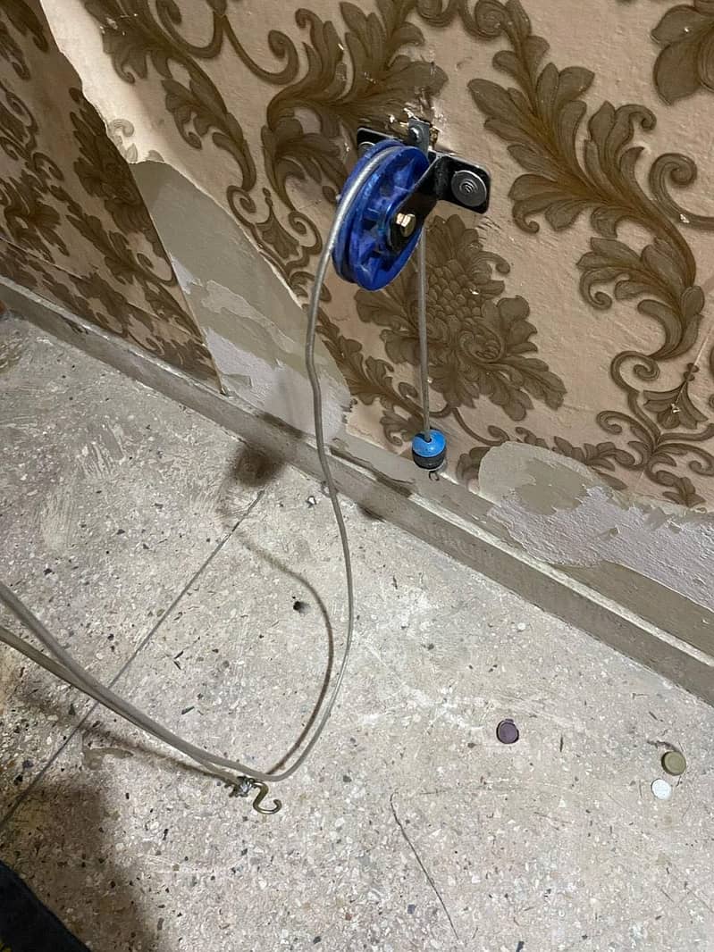 Dumbells, Weights, Bench, Wall Cable Machine 9